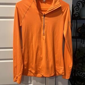 Beverly Hills Women's Long Sleeve Activewear Top - Orange, Z